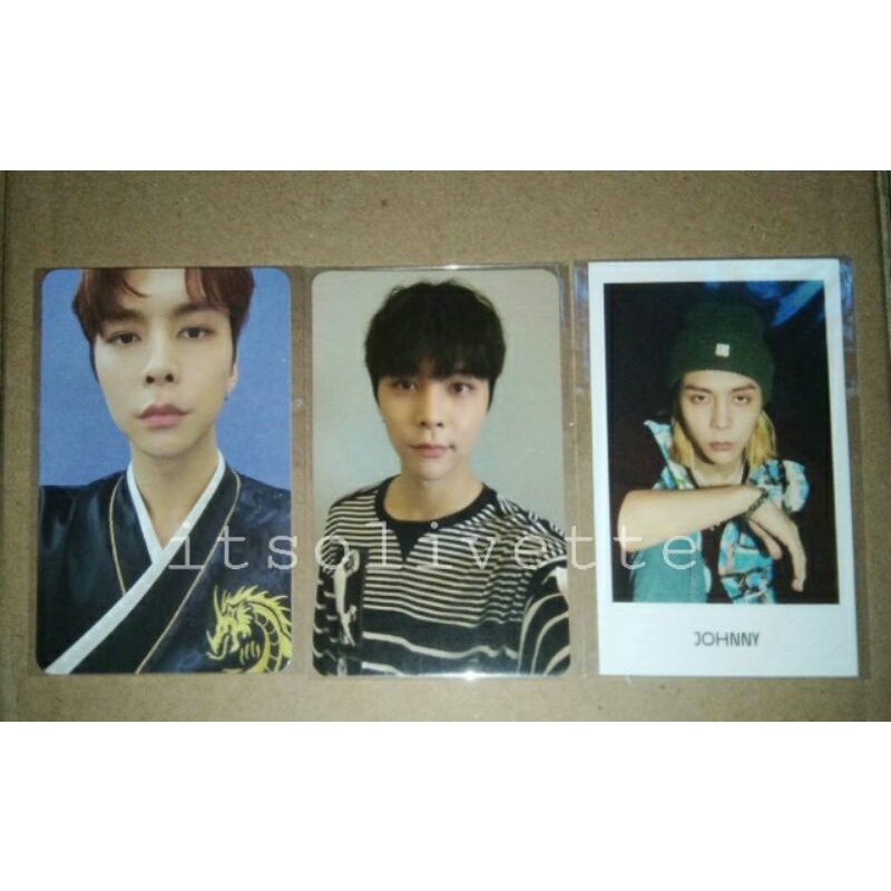 Johnny Photocard Sign Postcard Welkit 2019 2020 Polaroid Work It PC Ace Kit Welcome Kit NCT 127 NCT 