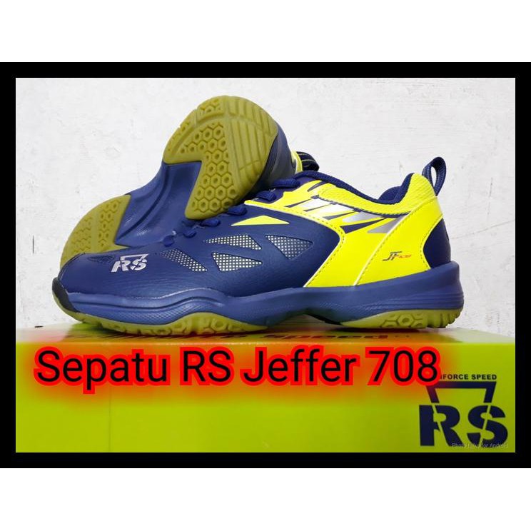 ORIGINAL Sepatu Badminton RS JEFFER 708 / Rs jf 708 Original - RS 708