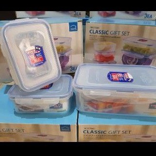 Lock n Lock Classic Gift Set 3 pcs HPL817R03 Kado Hampers LocknLock