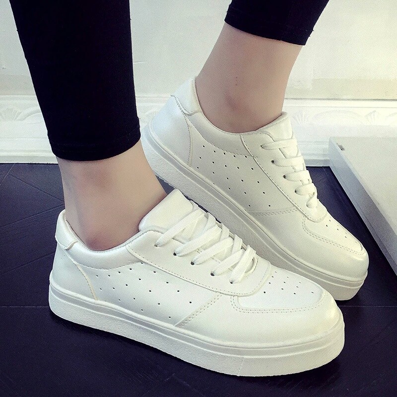 iSEPATUi iKETSi CEWEK iWANITAi KOREA PUTIH SNEAKER MURAH SPORTY 