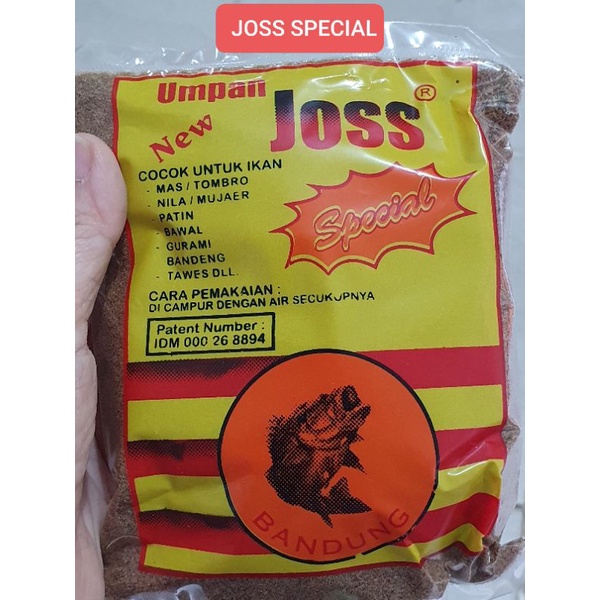 PELET JOSS / JOSS UDANG / JOSS TUNA /JOSS GURIH / JOSS CUMI / JOSS SPECIAL MERAH