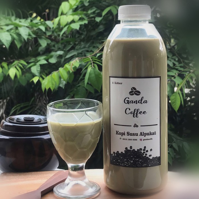 

Kopi susu alpukat 1 liter Ganda coffee avocado