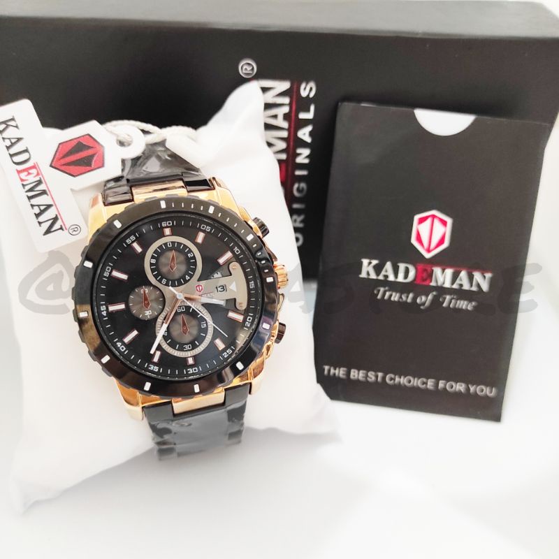 Jam Tangan Pria Kademan Original 6137 2G Analog