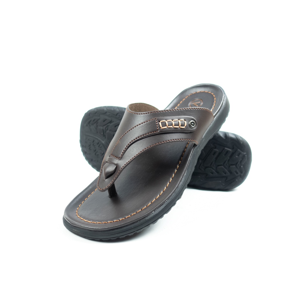 Sandal Jepit Kulit Pria Dewasa Model Casual Santai HIGH ADV BR 01