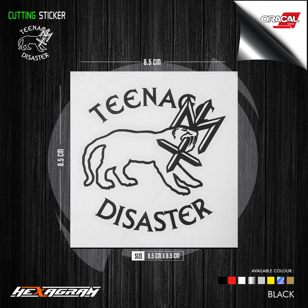 Cutting Sticker Teenage Death Star X Maternal Disaster | Stiker Cutting Teenage Death Star X Materna