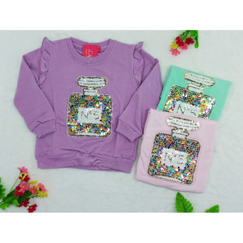 [Ss-3003] Pakaian Anak Perempuan Size 2-5tahun, Sweater Anak, Baju Anak Lengan Panjang, Mantel Anak