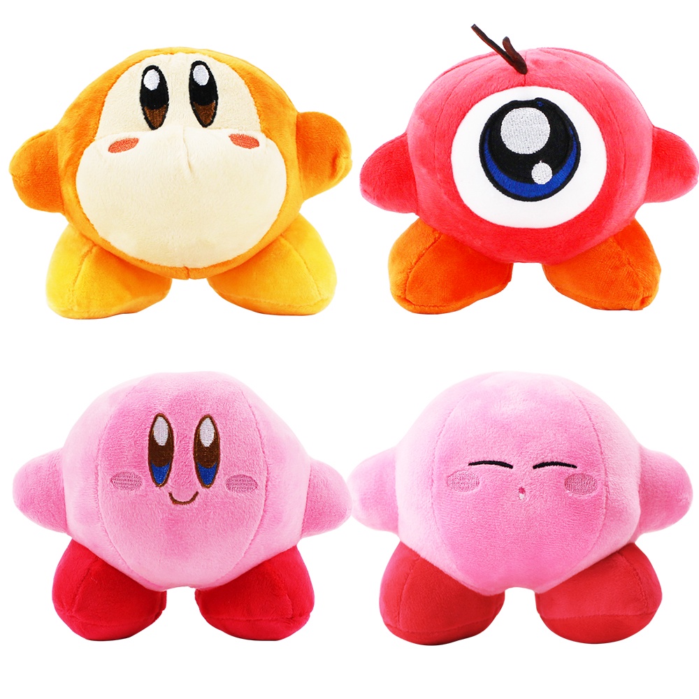 Mainan Boneka Stuffed Plush Bintang Kirby Berdiri Tinggi 15cm