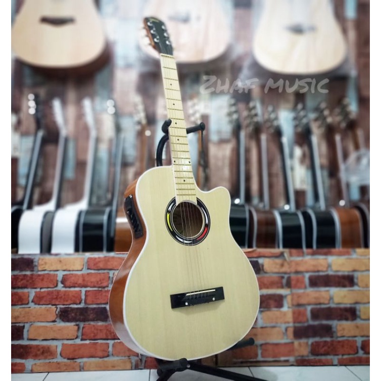 Gitar Akustik Elektrik Yamaha Fg225 (Bonus Kabel Jek &amp; Pik)