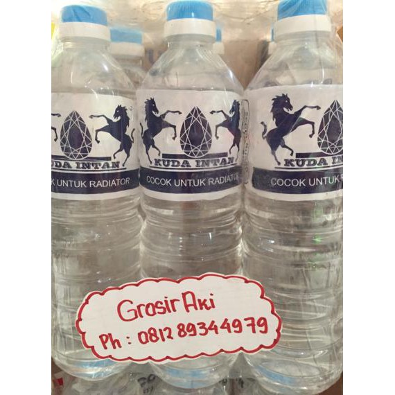 AIR AKI 1 LITER (TUTUP BIRU) UNTUK ISI ULANG AKI DISKON