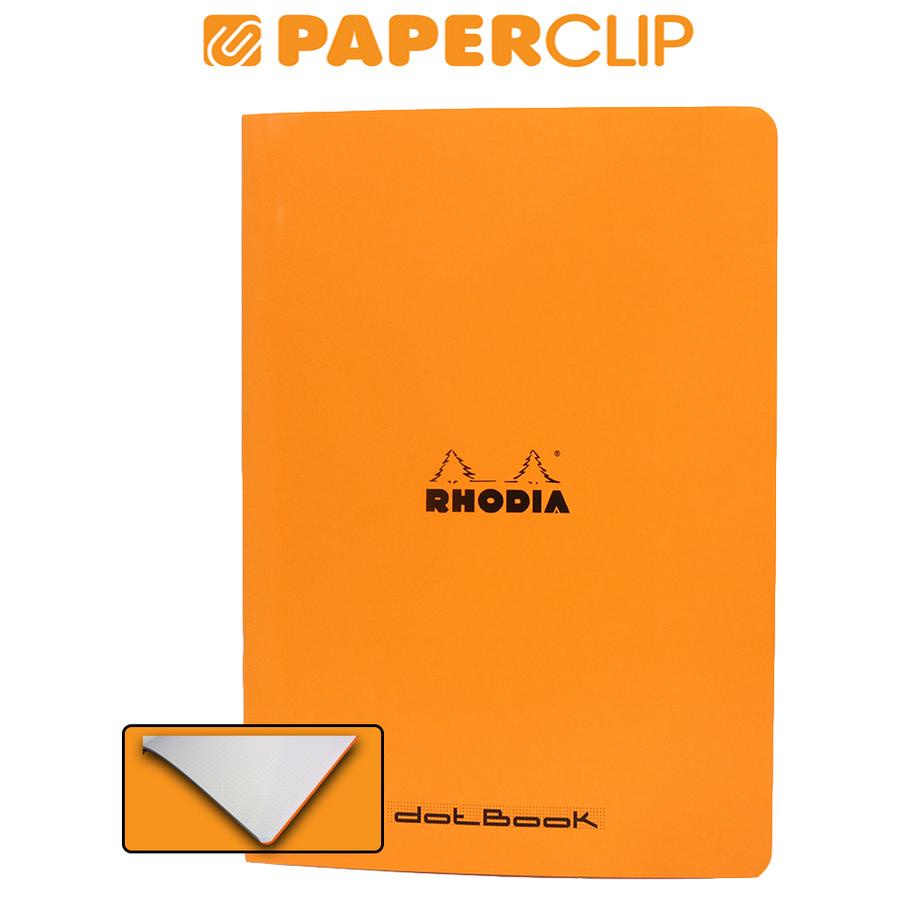 

NOTEBOOK RHODIA A4 STAPLEBOUND ORANGE DOT GRID 119167C