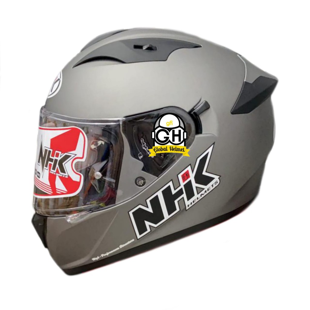 HELM NHK FULL FACE NHK GP PRIME SOLID GREY DOFF