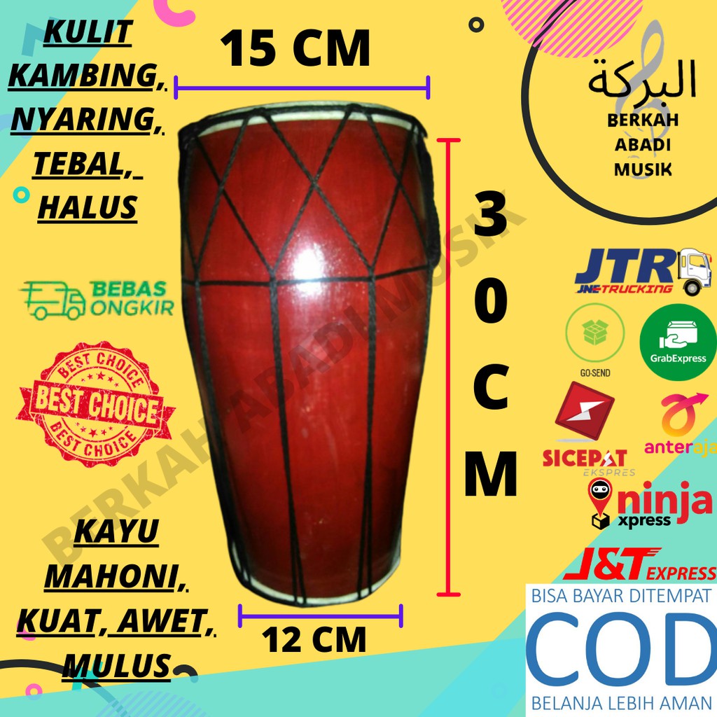 GENDANG JAIPONG ANAK 30CM KENDANG JAIPONG ANAK KENDANG RAMPAK ANAK GENDANG RAMPAK ANAK GENDANG ANAK 