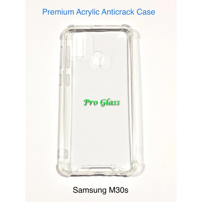 Samsung M30s Anticrack / Anti Crack / ACRYLIC Case Silicone Premium