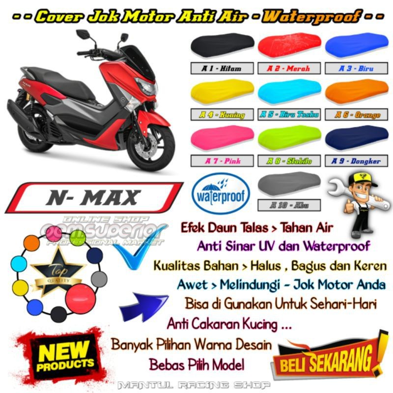 cover jok Motor Adv150,cb150,nmax,aerox,scoopy,pcx / New