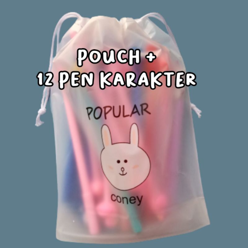 

FREE POUCH / PULPEN KARAKTER / PULPEN GEL / ISI 12