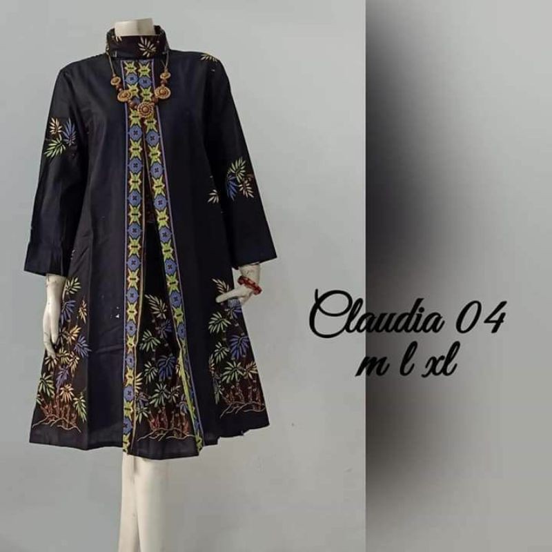 ATASAN BATIK~TUNIK BATIK CLAUDIA~ ORIGINAL DRESS PREMIUM