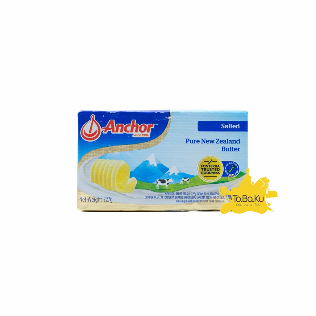 Anchor Butter Salted/Asin 227gr