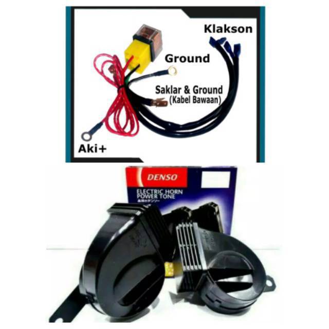 Klakson Denso Keong WaterProof 12 V Bisa Buat Motor &amp; Mobil 100% Original