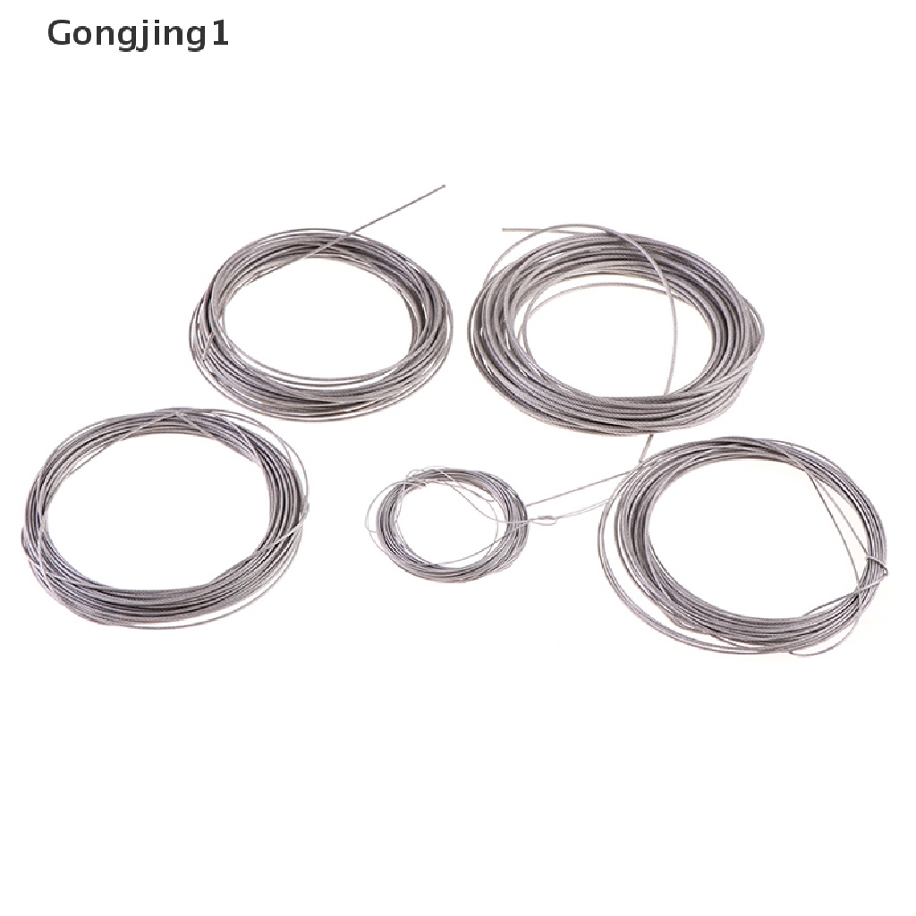 Gongjing1 Tali Pancing Bahan Stainless Steel 304 Ukuran 7x7 Panjang 10M