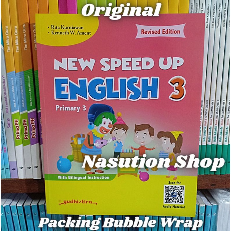 Buku New Speed Up English Kelas 1 2 3 4 5 6 SD Yudhistira Revised Edition - Bahasa Inggris-Speed Up Kls 3 SD