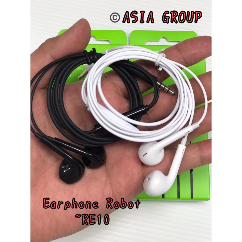 headset earphone Resong W3+ Wired Music In-ear Headsets Black &amp; white