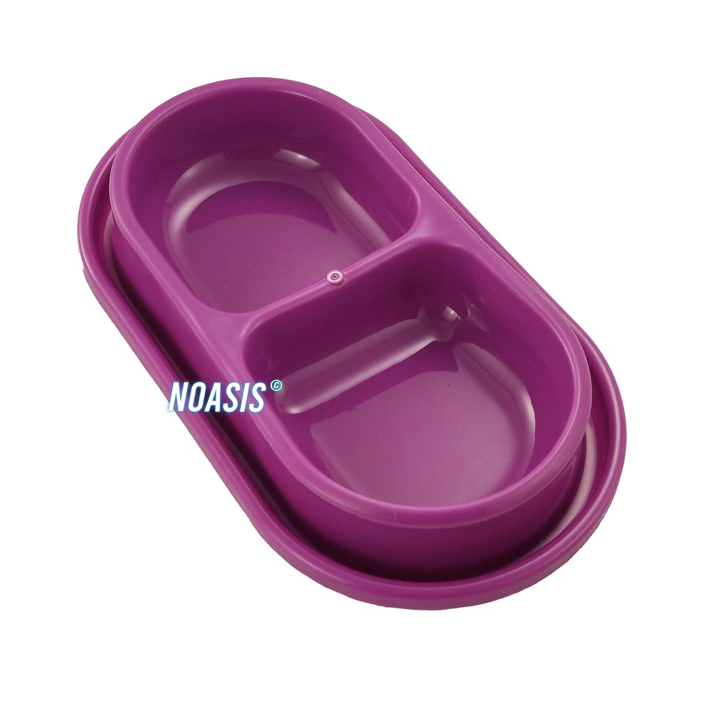 Tempat Makan Kucing &amp; Anjing Besar 2 Space Tempat Makan Anti Semut Double Pet Bowl Food Bowl