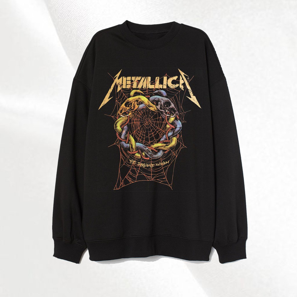 Crewneck METALLICA THE STRUGGLE WITHIN Vintage Sweater Hoodie Music Unisex