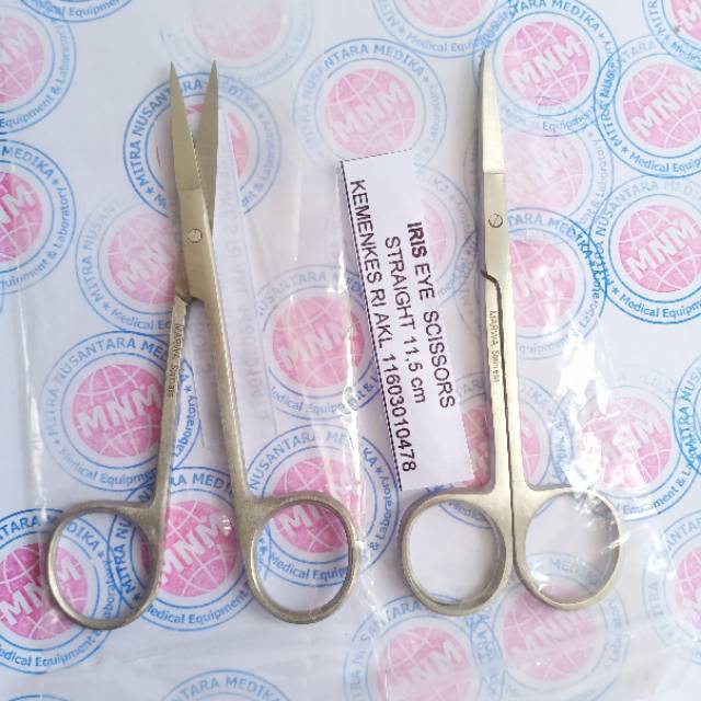 Gunting Mata 11,5cm Marwa Iris Eye Scissors Lurus