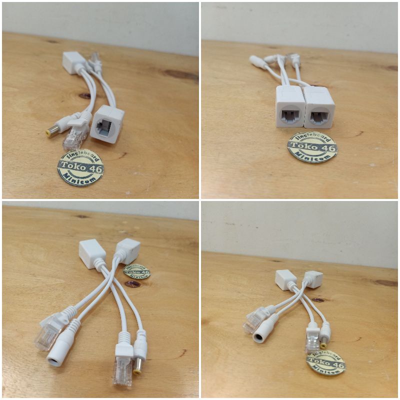 POE Injector Splitter Rocket M5 CPE220 BL400 Mikrotik RB411 RB411AH Tenda 03 Ubiquiti UBNT TL-WA520G