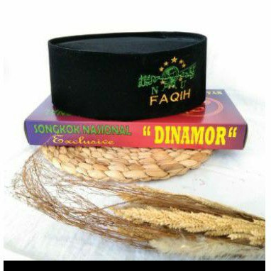 Songkok / Peci Hitam Royal AC bordir NU Nama/ Custom