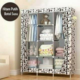 Lemari Besar Jumbo Rak Baju Cloth Rack 3 Layer LEMARI Lemari Besar Jumbo Rak Baju Cloth Rack 3 Layer LEMARI