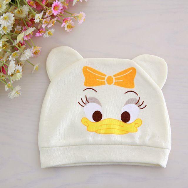 TOPI BAYI KUPLUK LUCU EDISI LEMBUT  0-6 bulan