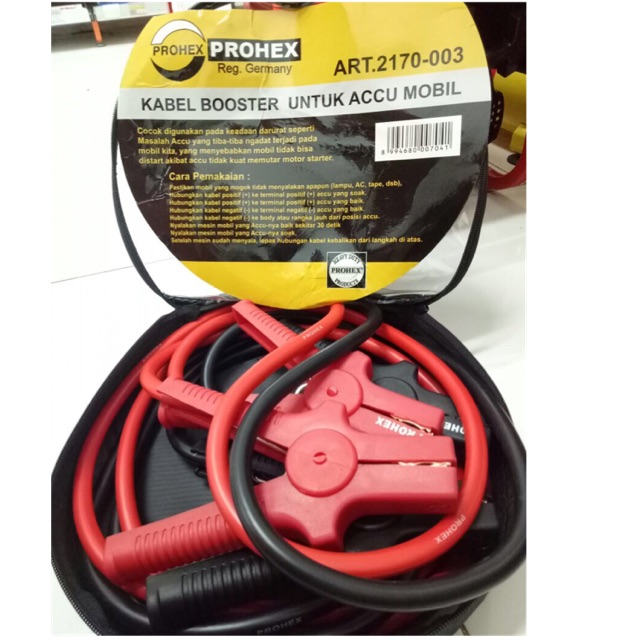  Kabel  Jumper Aki  800 Amper Prohex Kabel  Booster Accu Mobil  