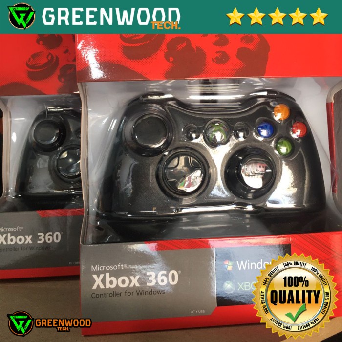 Stik gamepad pc laptop xbox 360 support semua game