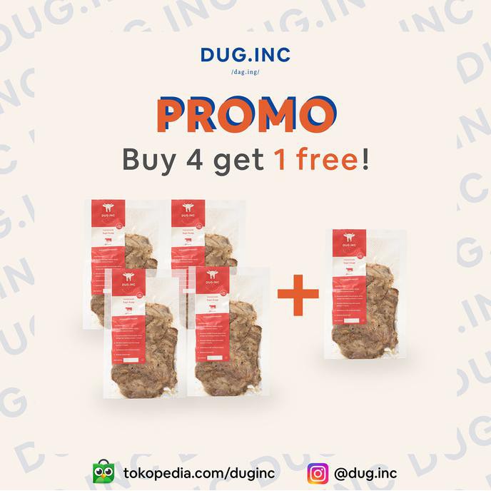 

Promo! Beli 4 Sapi Asap Gratis 1 Sapi Asap Dug.Inc Kemasan Cepat Saji Terlaris