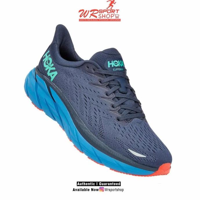 Hoka One One Clifton 8 Wide Mens Running - Outer Space Original BNIB