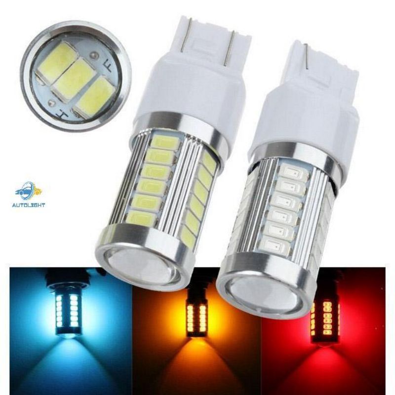 Lampu LED Sein Reting Sen T 20 7440 LED 33 Mata SMD Super Bright Lampu LED Mobil