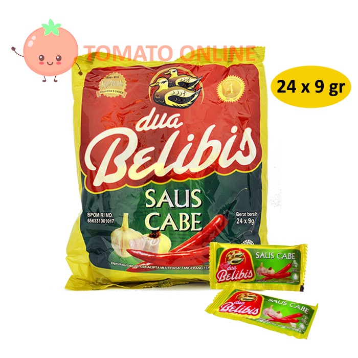 Belibis / SAMBAL SAOS CABE / 1 PACK isi 24 Sachets Sachet ( 216 gram gr G )