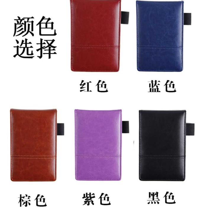

Buku Catatan Binder Note Cover Kulit with Kalkulator - Black