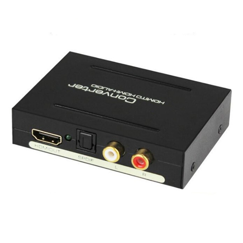 Btsg HDMI-HDMI-Kompatibel Converter SPDIF+L/R Switch Switcher Selector Box Untuk HDTV Blu-ray player