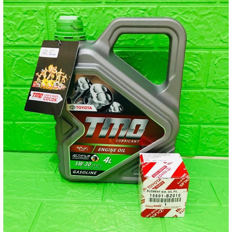 Oli mesin Toyota TMO 5W-30 4Liter / paket filter oli All New Avanza Xenia Rush Terios