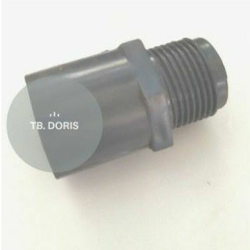 sambungan pipa paralon shock drat luar 3/4