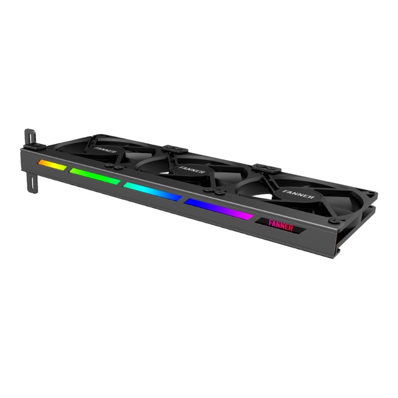 Bt 3x90mm 5V 3pin VGA Fan Graphics Card Cooling Fan Dengan Strip Lampu ARGB