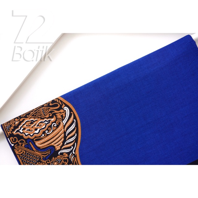 KAIN BATIK PREMIUM Bahan Katun Motif Wayang Warna Biru Tua Putih Hitam Item 728041 Cap 72 Jarik Jarit Samping Kebat Panjang Batik Katun Modern Premium Bahan Seragam Batik Pernikahan Kantor Keluarga Murah Kamen Jadi Batik Bali Lembaran