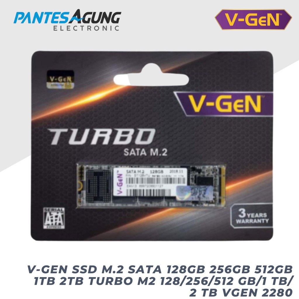 V-GEN SSD M.2 SATA 128GB 256GB 512GB 1TB 2TB TURBO M2 128/256/512 GB/1 TB/2 TB VGEN 2280