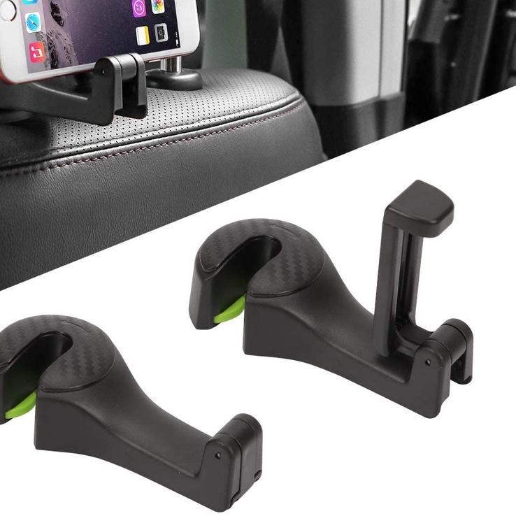 ۝ HOLDER HP JEPIT JOK MOBIL MULTIFUNGSI KAIT GANTUNGAN UNTUK BELAKANG JOK MOBIL ۞