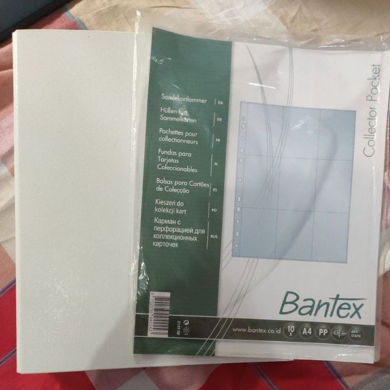 

Bantex binder pc sepaket sama sleeve bindernya