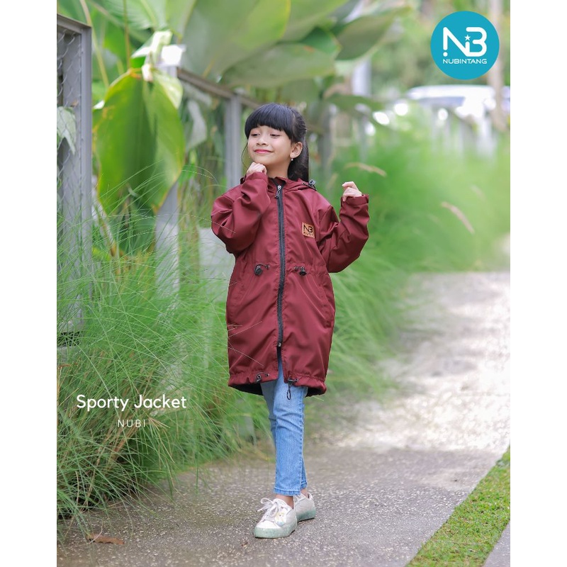 Jaket Sporty Anak Cewe | 2-14thn | Sporty Jaket Cewe | Jaket Anak Perempuan | Nubintang