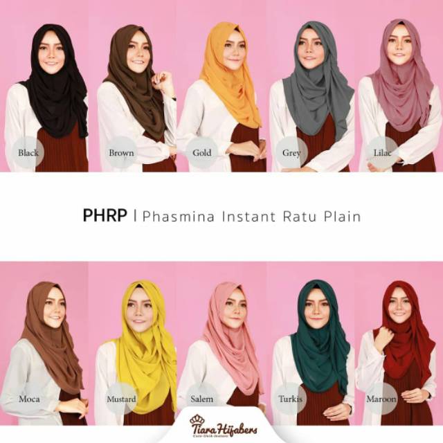 PHRP // phasmina instan hijab ratu plan // tiara hijabers