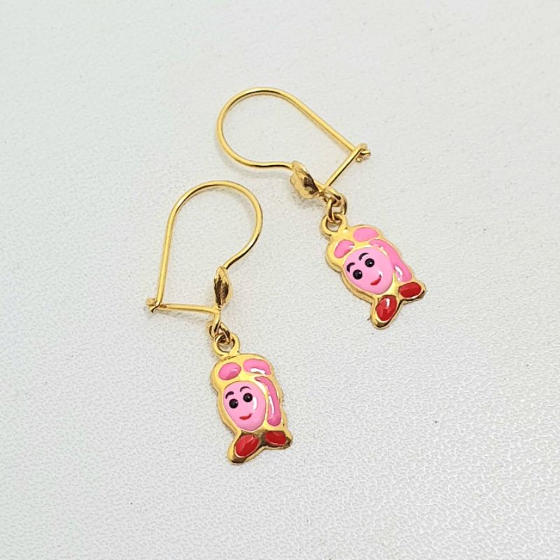 Anting Desi Anak Emas Muda Bandul Frozen 1/2 Gram